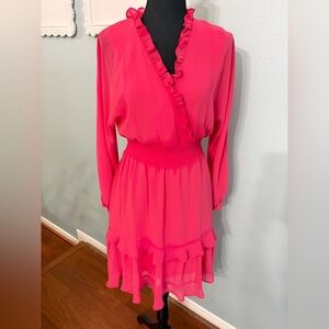 Pink Ruffle Dress